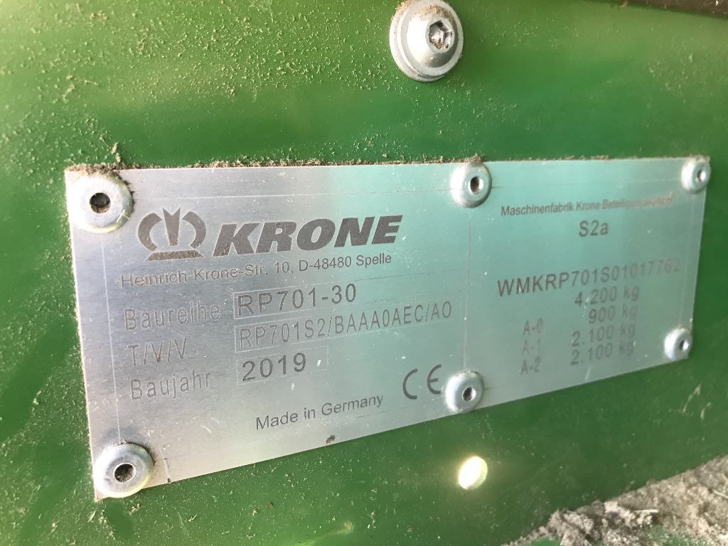Presse balles rondes KRONE COMPRIMA V150 - photo slide 14