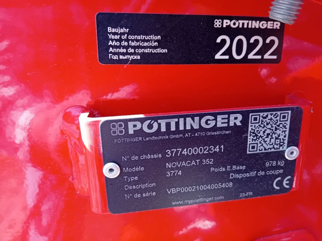 Faucheuse POTTINGER NOVACAT 352 - photo slide 9