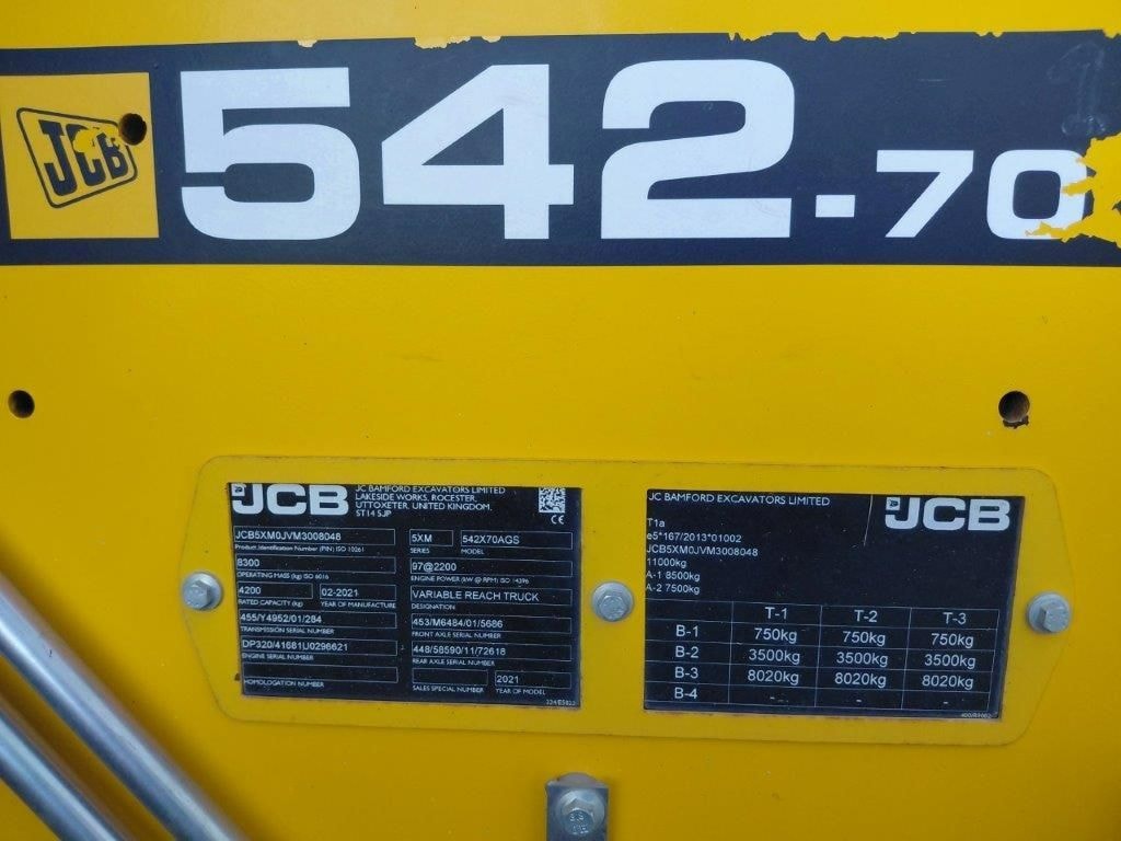 Telescopique JCB 542-70 agri super - photo slide 7