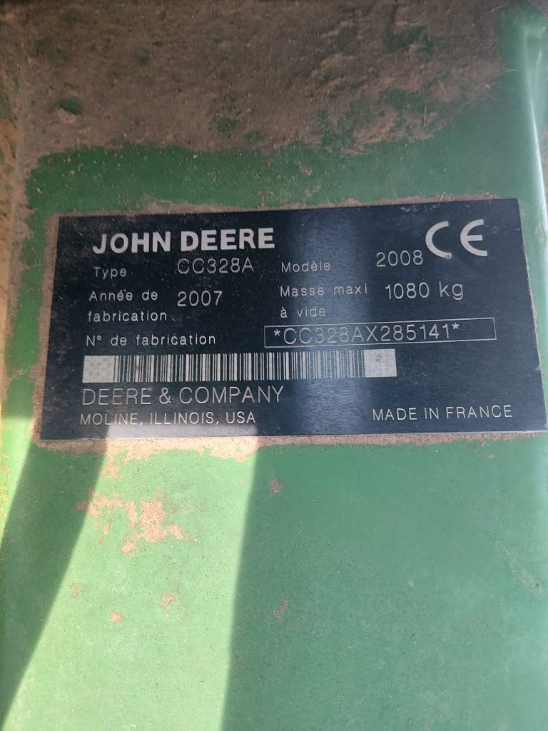 Faucheuse conditionneuse JOHN DEERE CC 328 À - photo slide 2