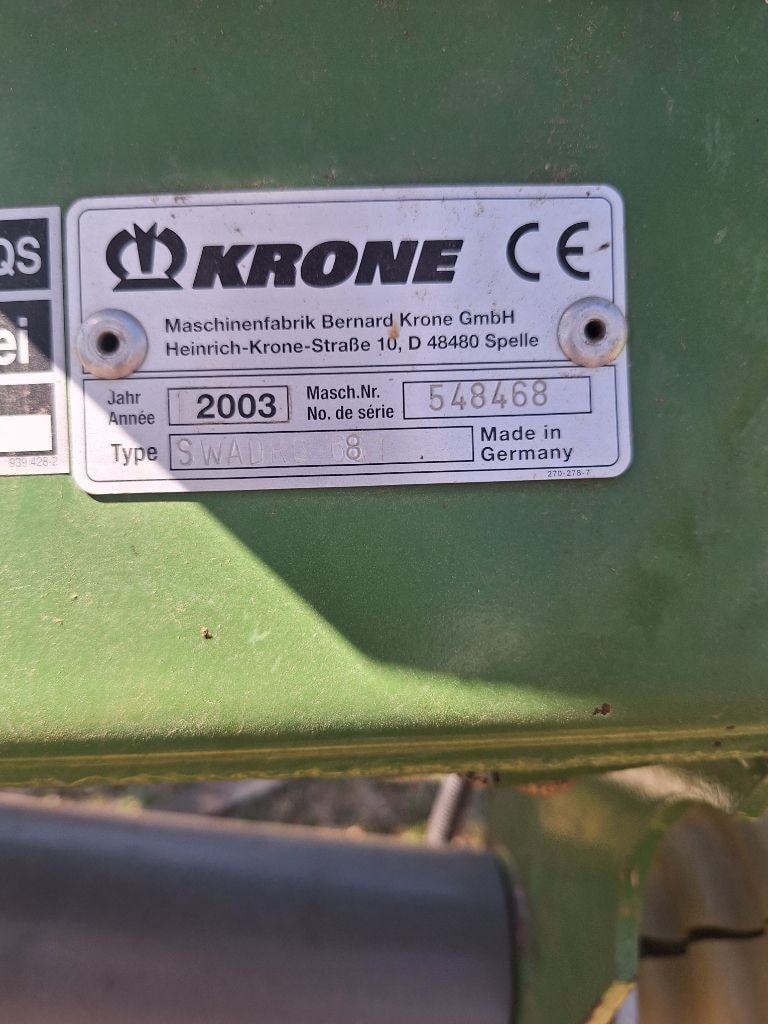 Andaineur KRONE Swadro 681 - photo slide 4