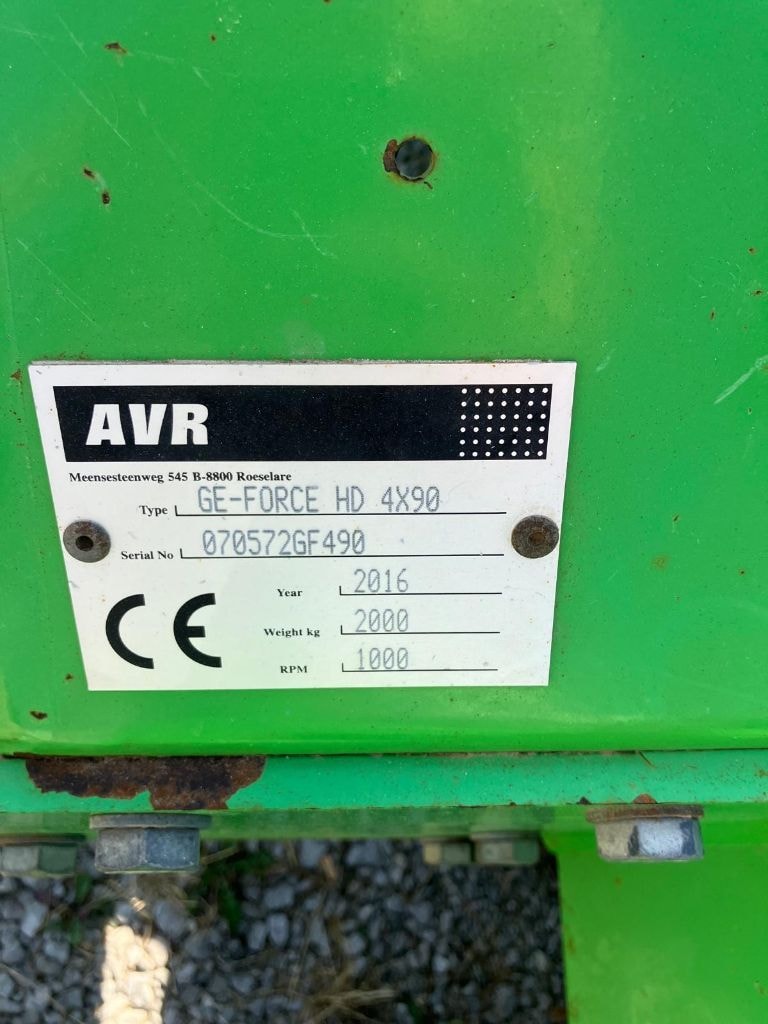 Fraise butteuse AVR GE force hd 4x90 2x180 - photo slide 4