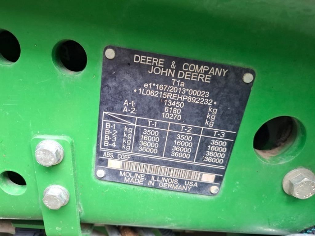 Tracteur JOHN DEERE 6215R - photo slide 10