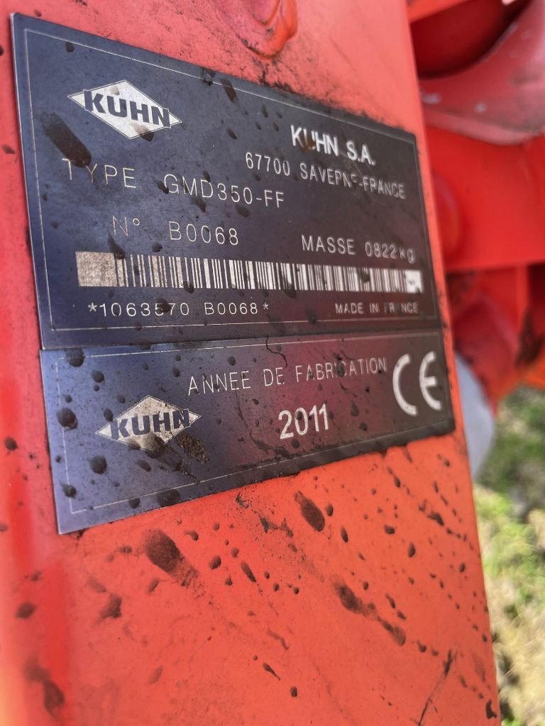 Faucheuse KUHN Gmd 350 ff - photo slide 11