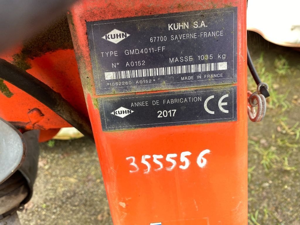 Faucheuse KUHN GMD4011 - photo slide 8