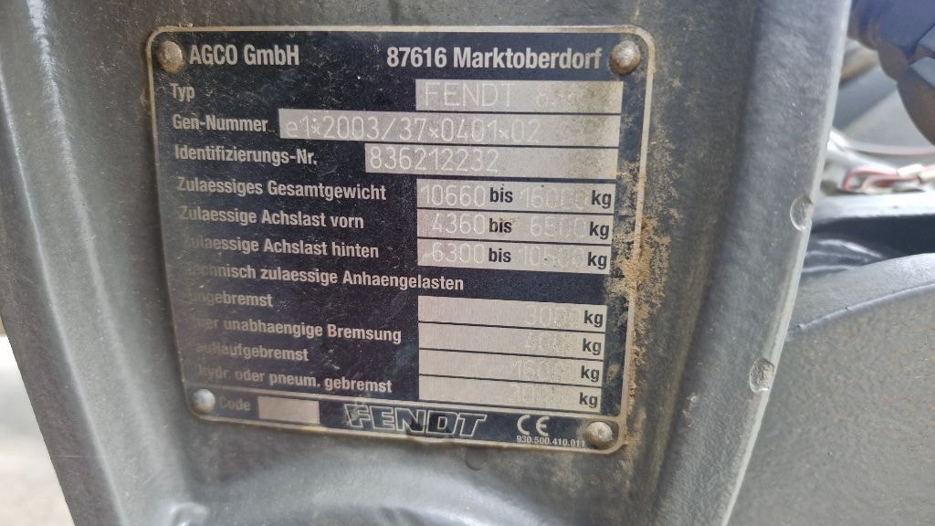 Tracteur FENDT 828 VARIO PROFI - photo slide 14