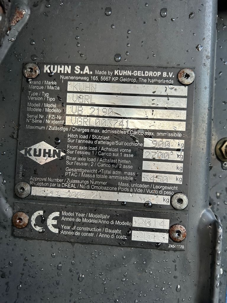 Presse balles rondes KUHN Vb2190 - photo slide 2