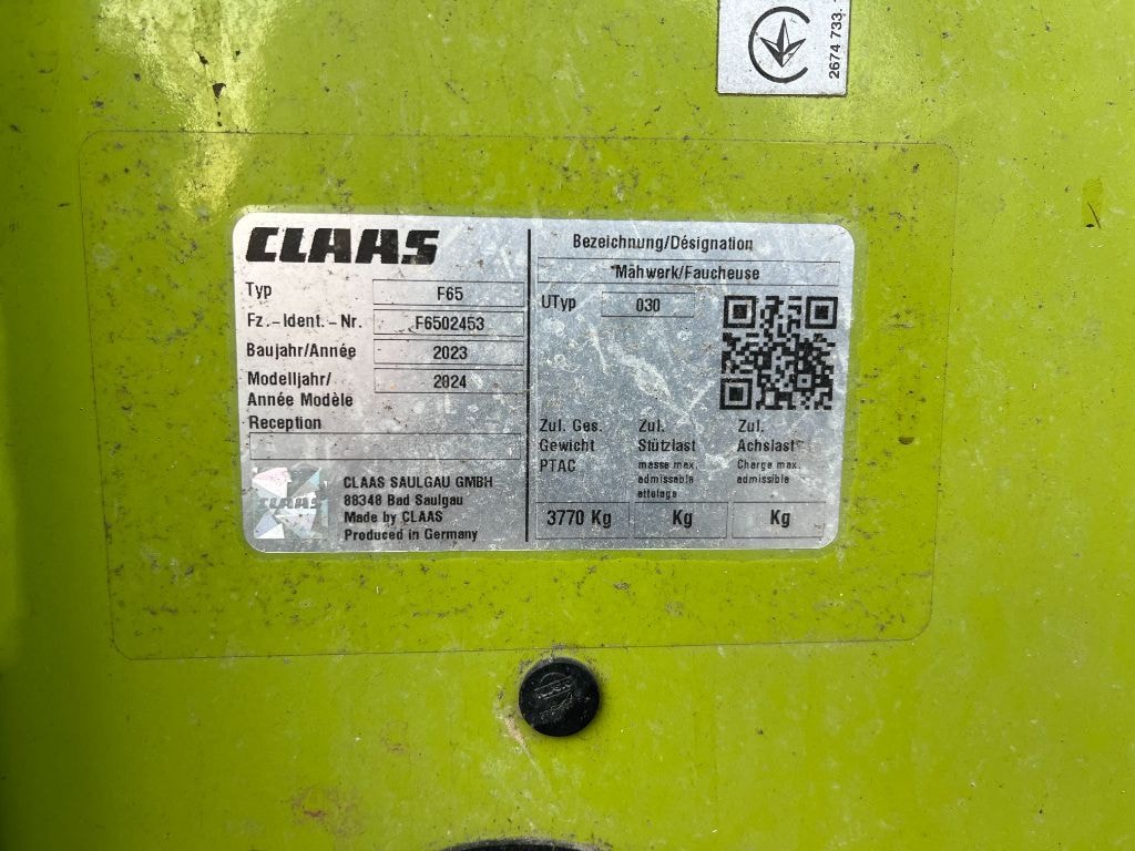 Faucheuse CLAAS DISCO 9200 C AUTO SWATHER - photo slide 4