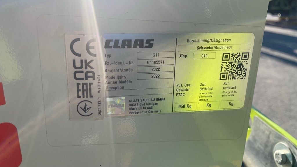 Andaineur CLAAS LINER 420 - photo slide 8