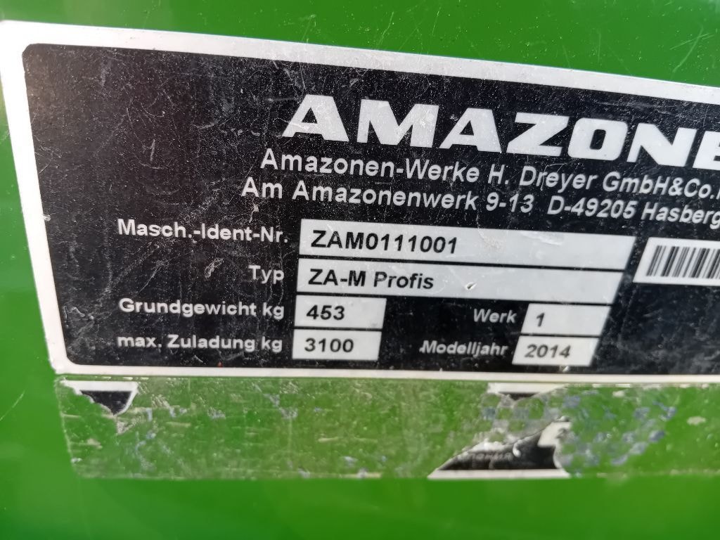 Epandeur engrais AMAZONE ZAM PROFI - photo slide 9
