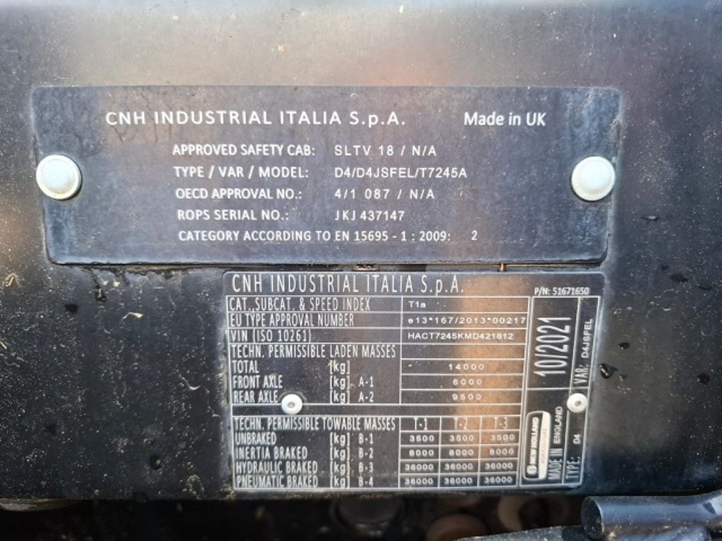 Tracteur NEW HOLLAND T7.245 - photo slide 8