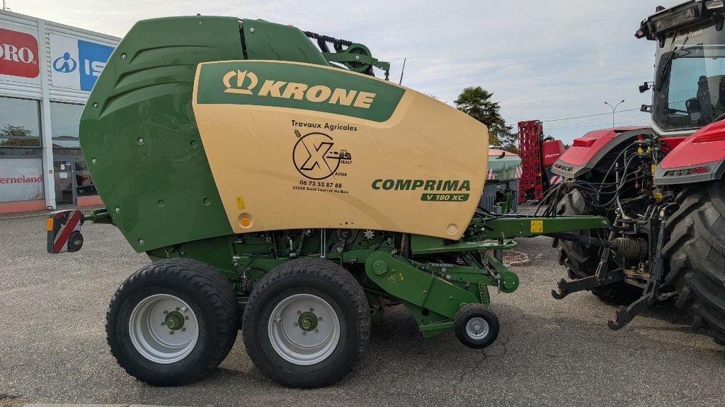 Presse balles rondes KRONE COMPRIMA V180 XC - photo slide 2