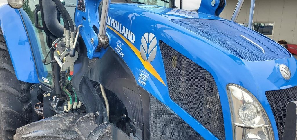 Tracteur chargeur NEW HOLLAND T5.85 dual cmd - photo slide 5