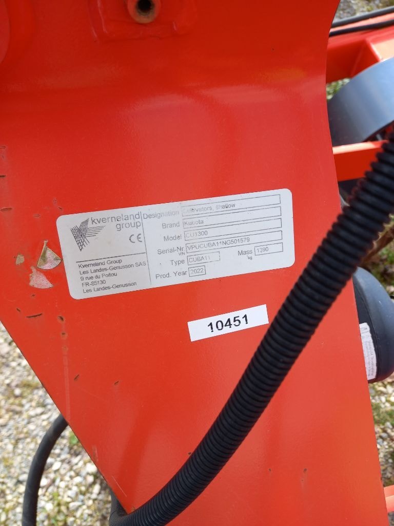 Dechaumeur KUBOTA CU 1300 - photo slide 10