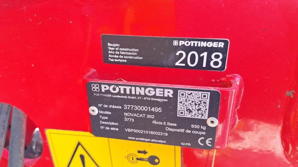 Faucheuse POTTINGER NOVACAT 302 - photo slide 7
