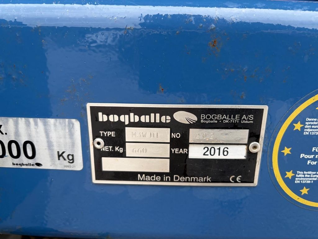 Epandeur engrais BOGBALLE M3W plus  - photo slide 17