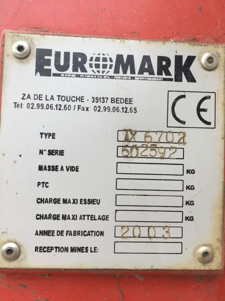 Pailleuse EUROMARK TX6702XL - photo slide 8