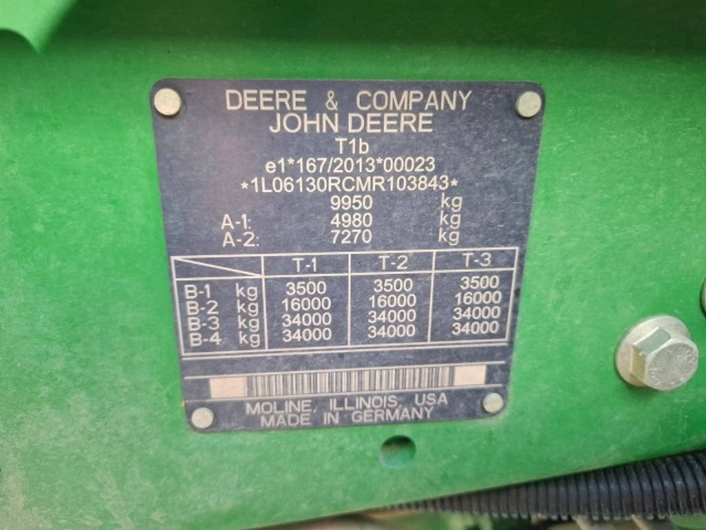 Tracteur JOHN DEERE 6130R - photo slide 9