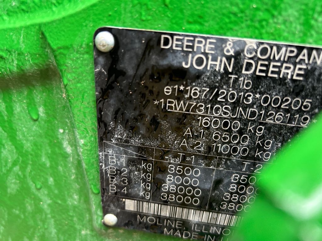 Tracteur JOHN DEERE 7R310 - photo slide 15