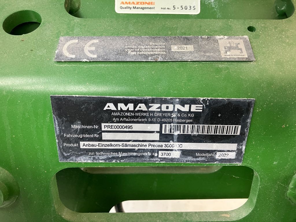 Semoir monograine AMAZONE Precea 3000 Cc - photo slide 28