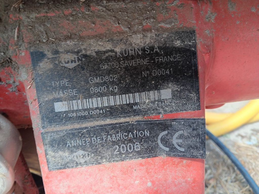 Faucheuse KUHN gmd 802 - photo slide 4