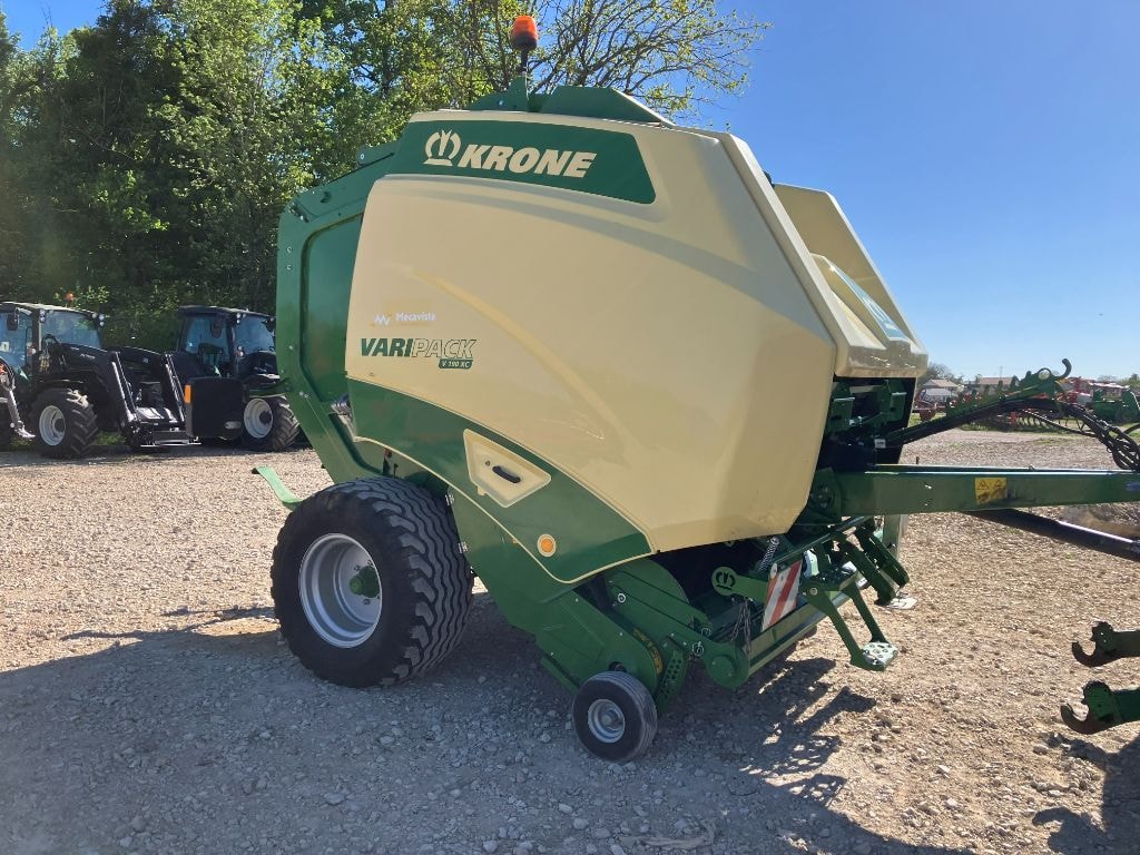 Presse balles rondes KRONE Varipack V190XC - photo slide 2