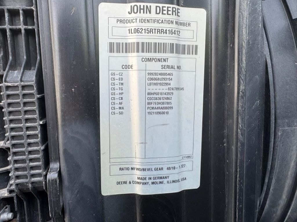 Tracteur JOHN DEERE 6R 215 - photo slide 14