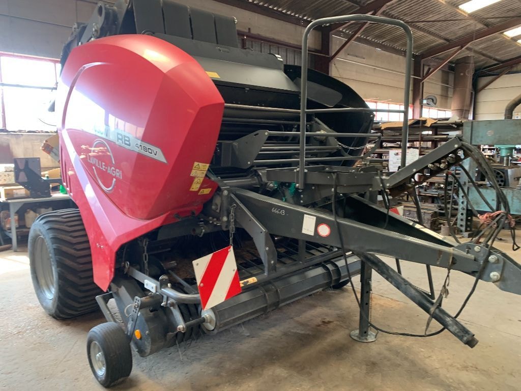 Presse balles rondes MASSEY FERGUSON 4180 X TRA - photo slide 1