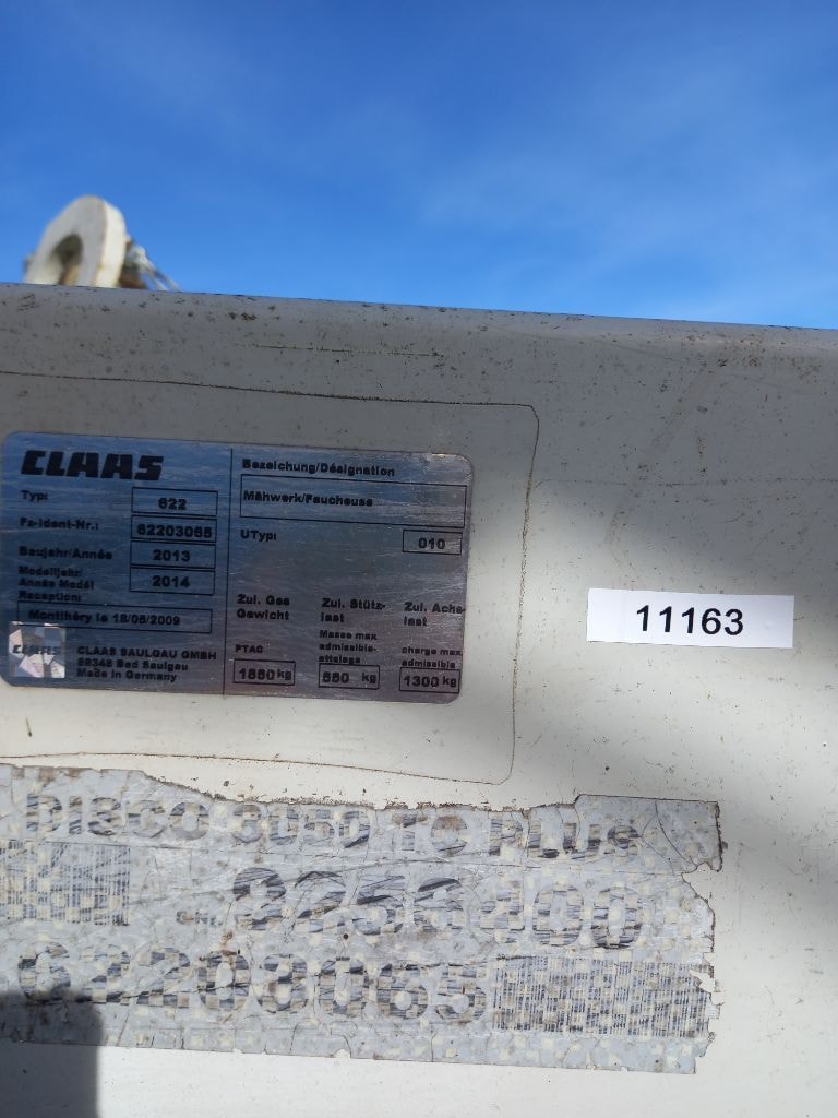 Faucheuse conditionneuse CLAAS Disco 3050 TC - photo slide 10