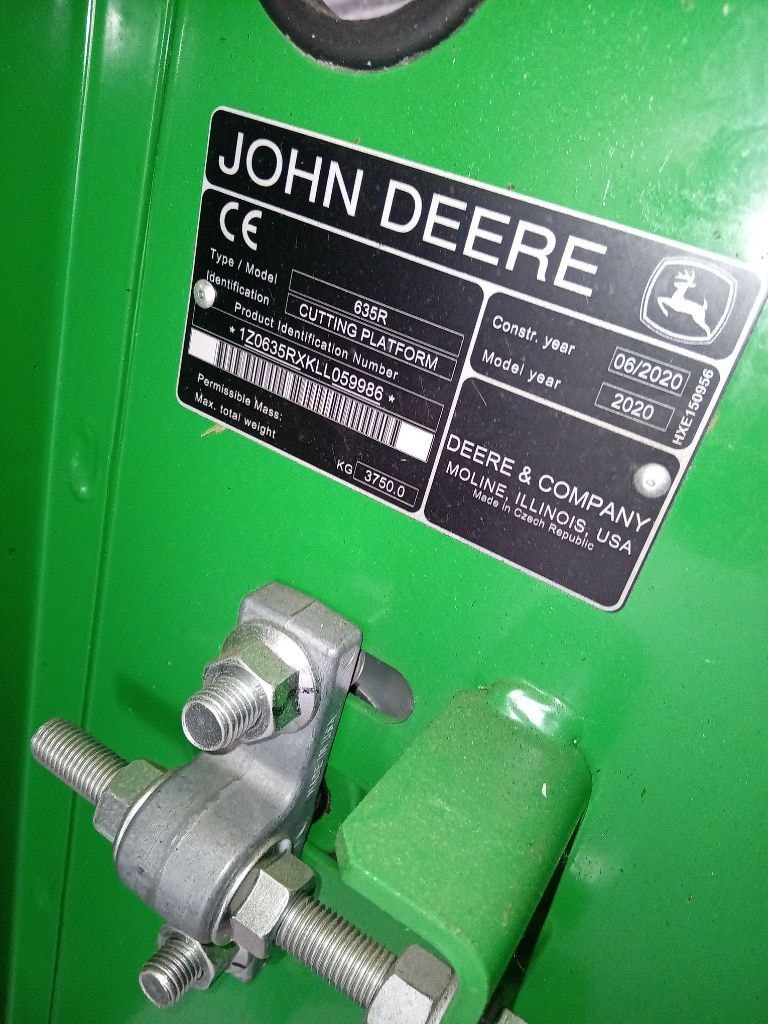 Coupe (MB) JOHN DEERE 635 R - photo slide 22