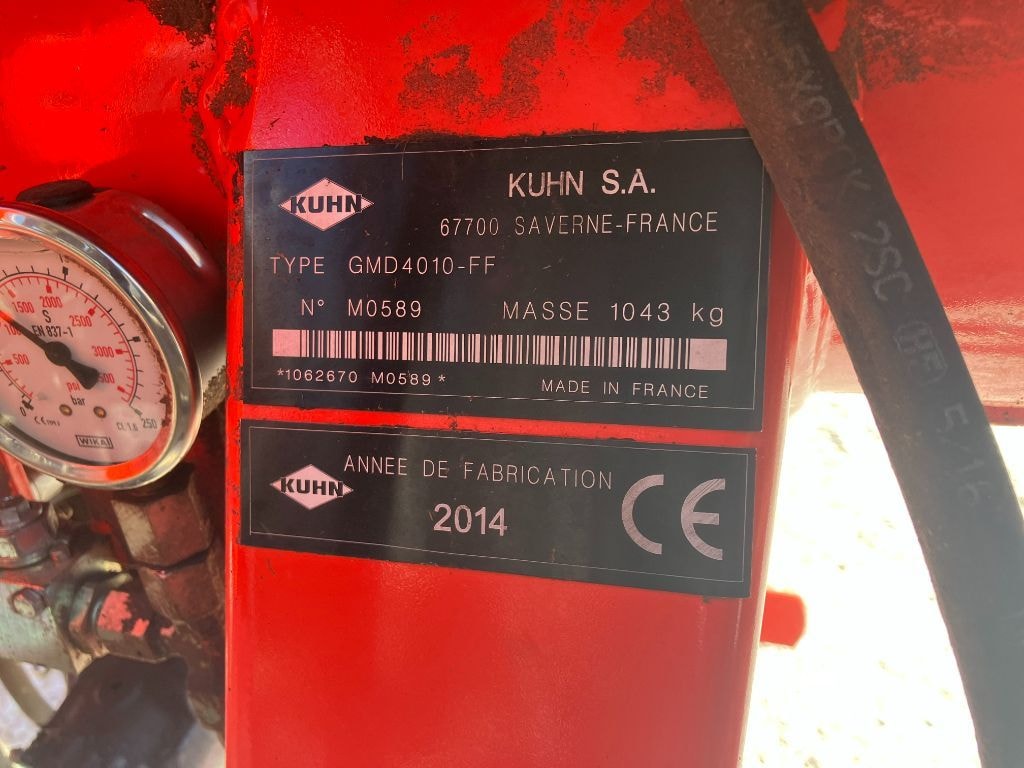 Faucheuse KUHN GMD 4010 FF - photo slide 9