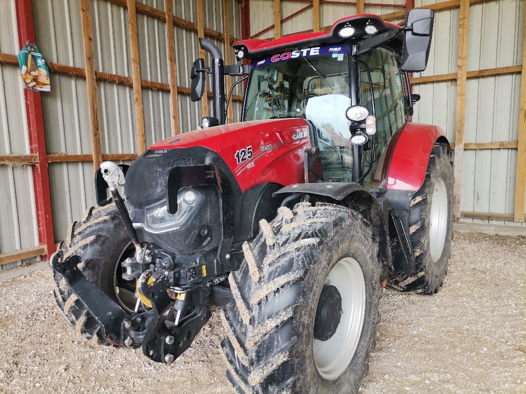 Tracteur CASE IH Maxxum 125 cvx - photo slide 1