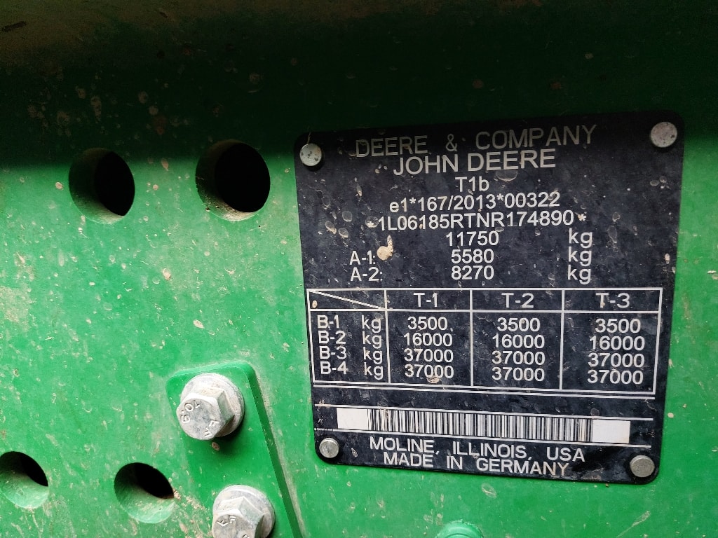 Tracteur JOHN DEERE 6R185 - photo slide 6