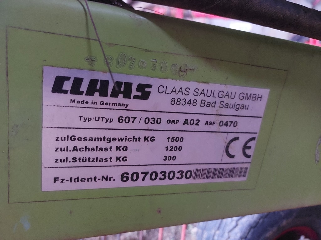 Andaineur CLAAS Liner 650 Twin - photo slide 6