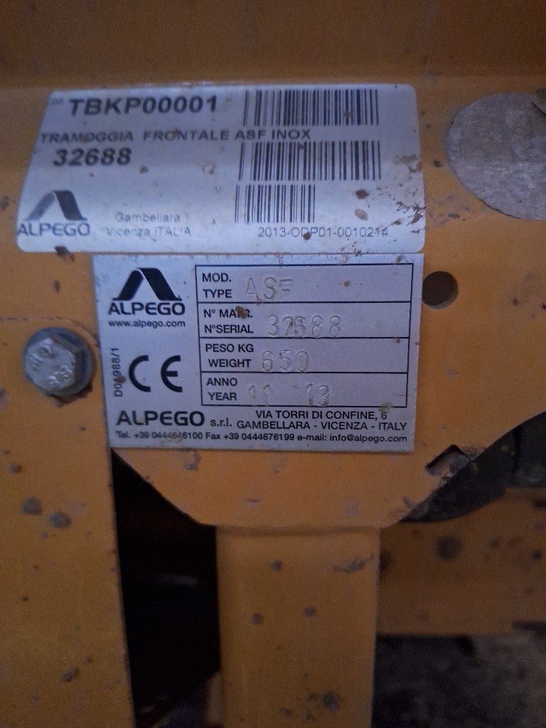 Trémie frontale ALPEGO Asf - photo slide 4