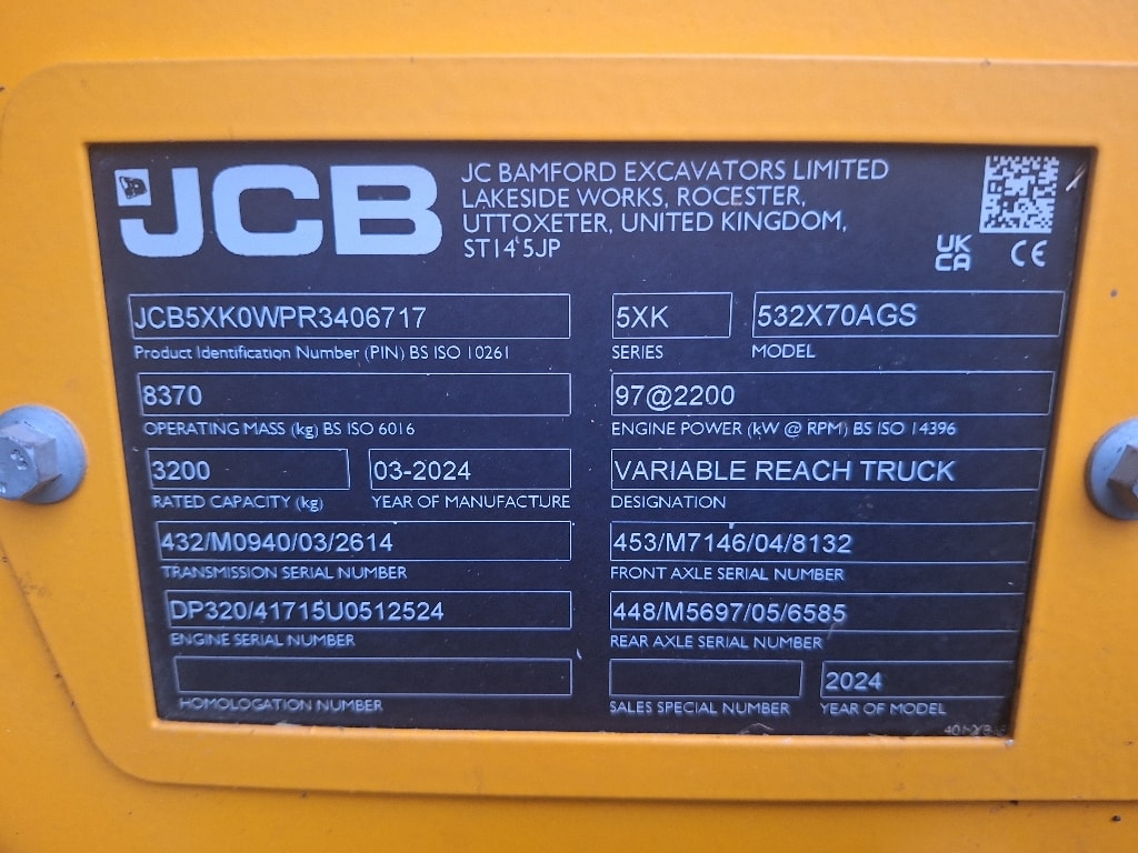 Telescopique JCB 532 70 agri super DTVT - photo slide 5