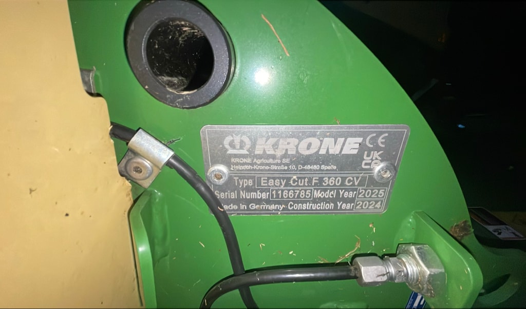 Faucheuse conditionneuse KRONE F360CV + B880CV COLLECT - photo slide 3