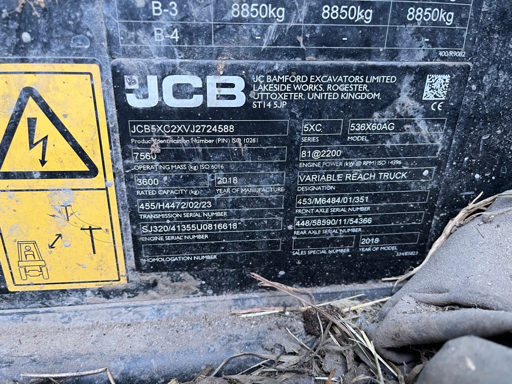 Telescopique JCB 536-60 AGRI 40 KM/H - photo slide 8