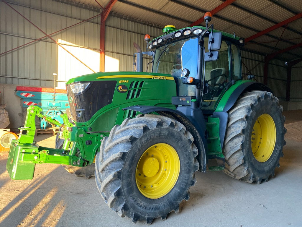 Tracteur JOHN DEERE 6195R - photo slide 1