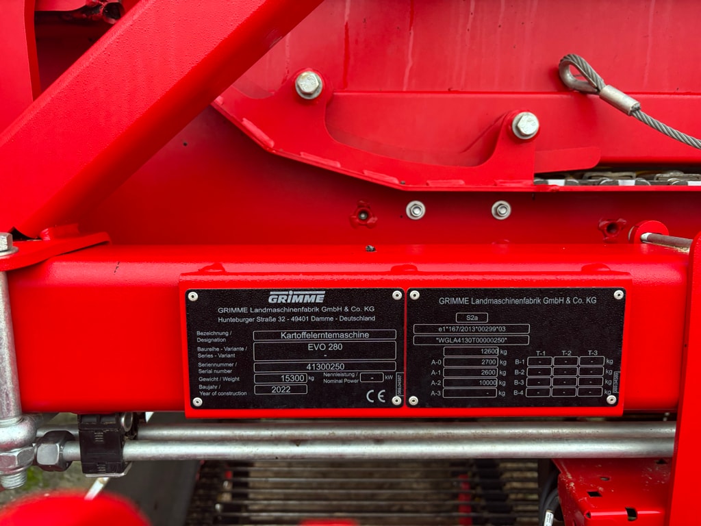 Arracheuse de pommes de terre GRIMME Evo 280 - photo slide 7