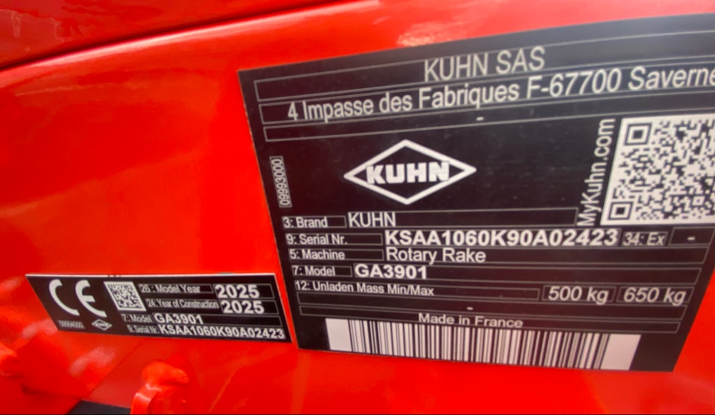 Andaineur KUHN GA 3901 - photo slide 6