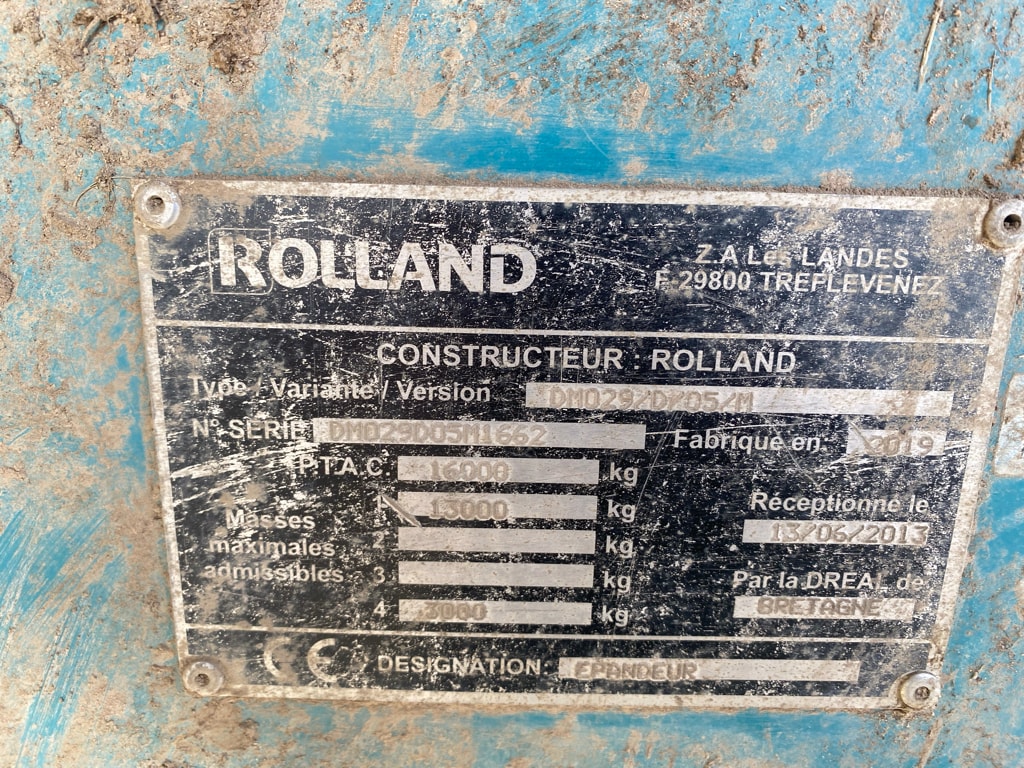Epandeur fumier ROLLAND ROLLFORCE 5517 TCE - photo slide 13