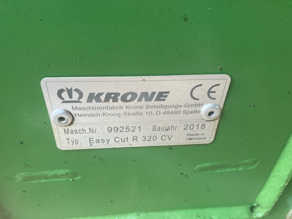 Faucheuse conditionneuse KRONE EASY CUT R 320 CV - photo slide 20
