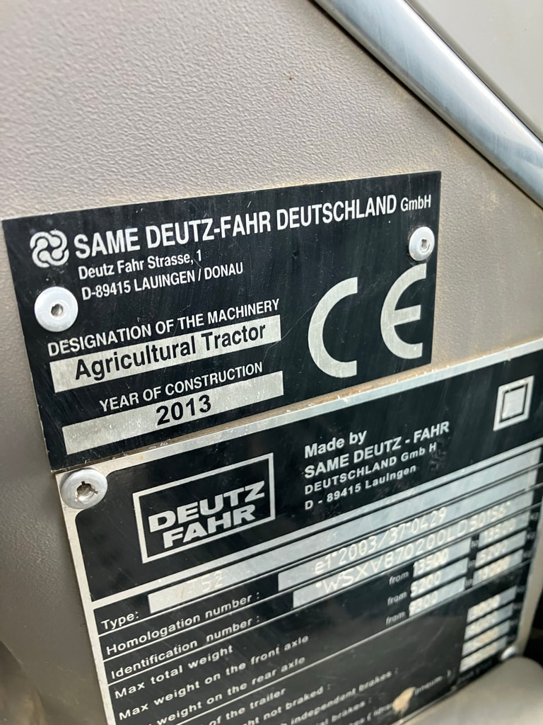 Tracteur DEUTZ FAHR 7230 AGROTRON TTV - photo slide 18