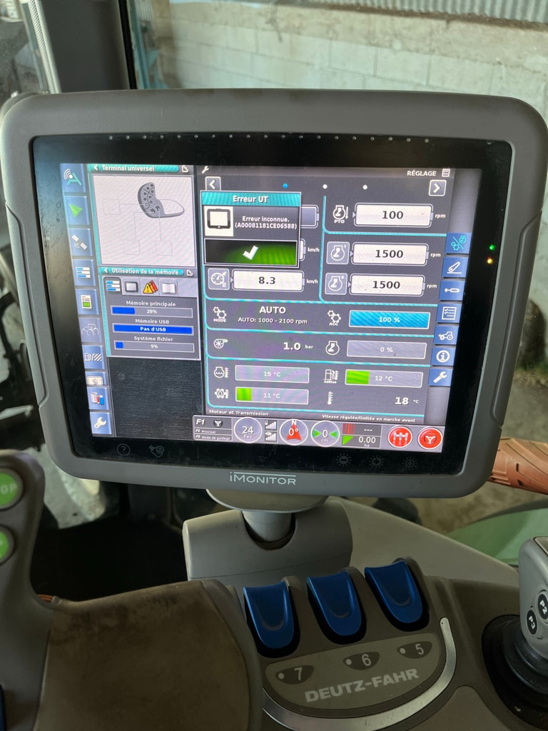Tracteur DEUTZ FAHR 7250 AGROTRON TTV - photo slide 19