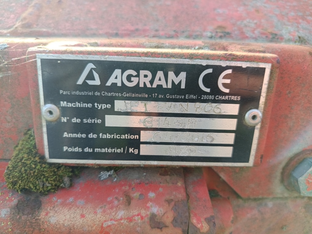 Faneuse AGRAM Jet fan 806 - photo slide 3