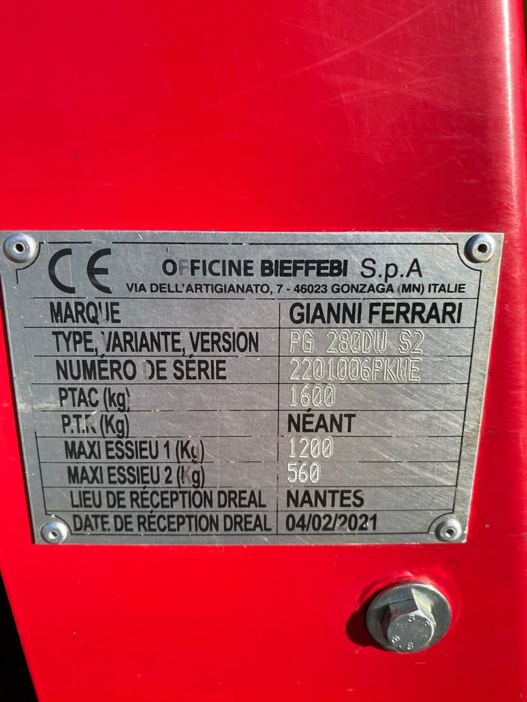 Tondeuse autoportee GIANNI FERRARI PG280Dw - photo slide 7