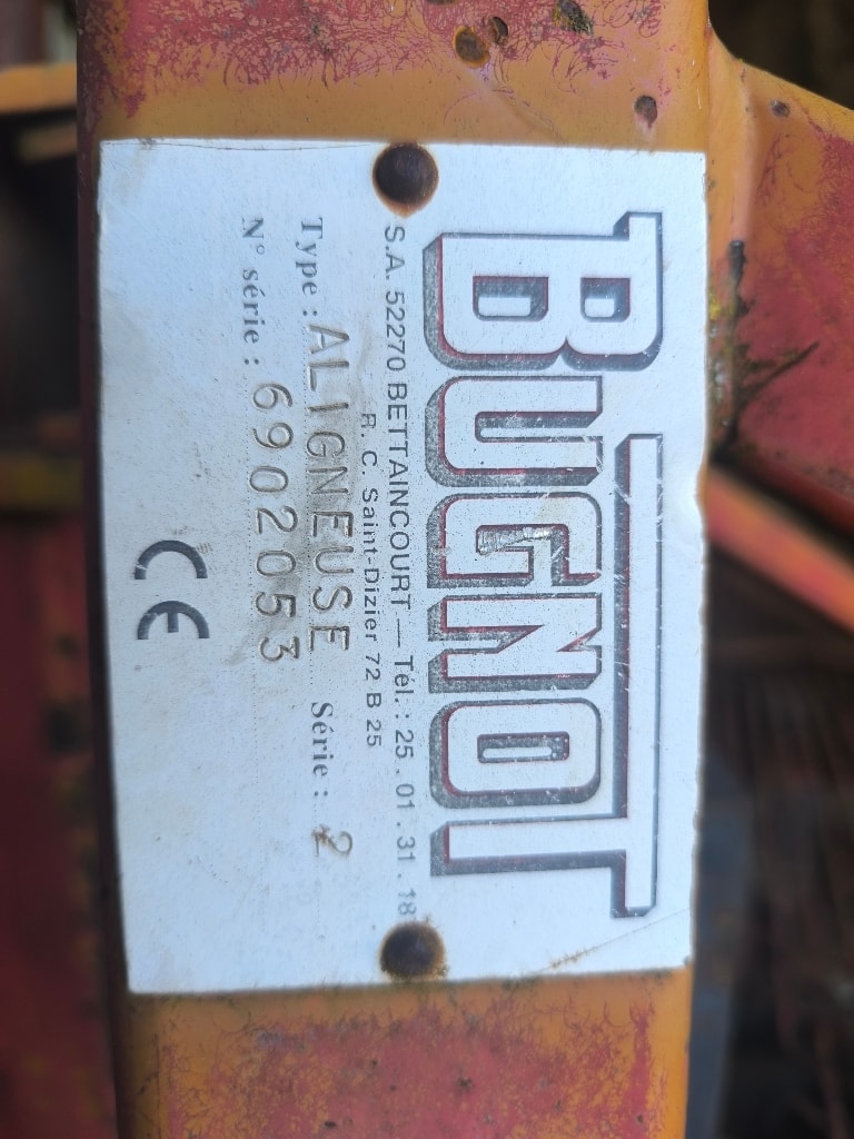 Aligneuse de pierres bugnot 4m - photo slide 3