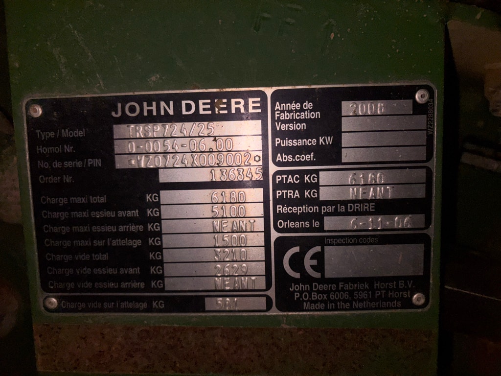 Pulverisateur JOHN DEERE 724i - photo slide 7