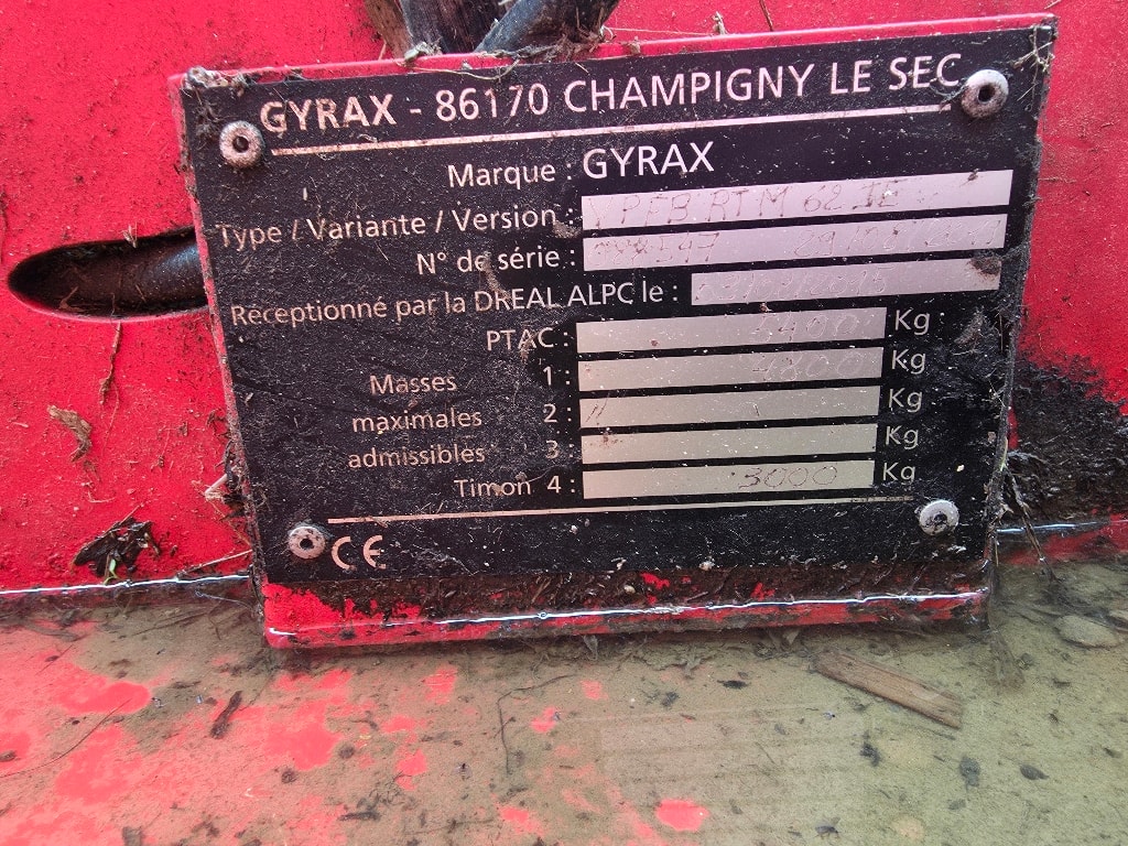 Gyrobroyeur GYRAX G620 - photo slide 13